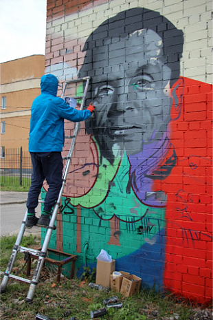 Стартовал граффити проект "Герои на наших улицах" 