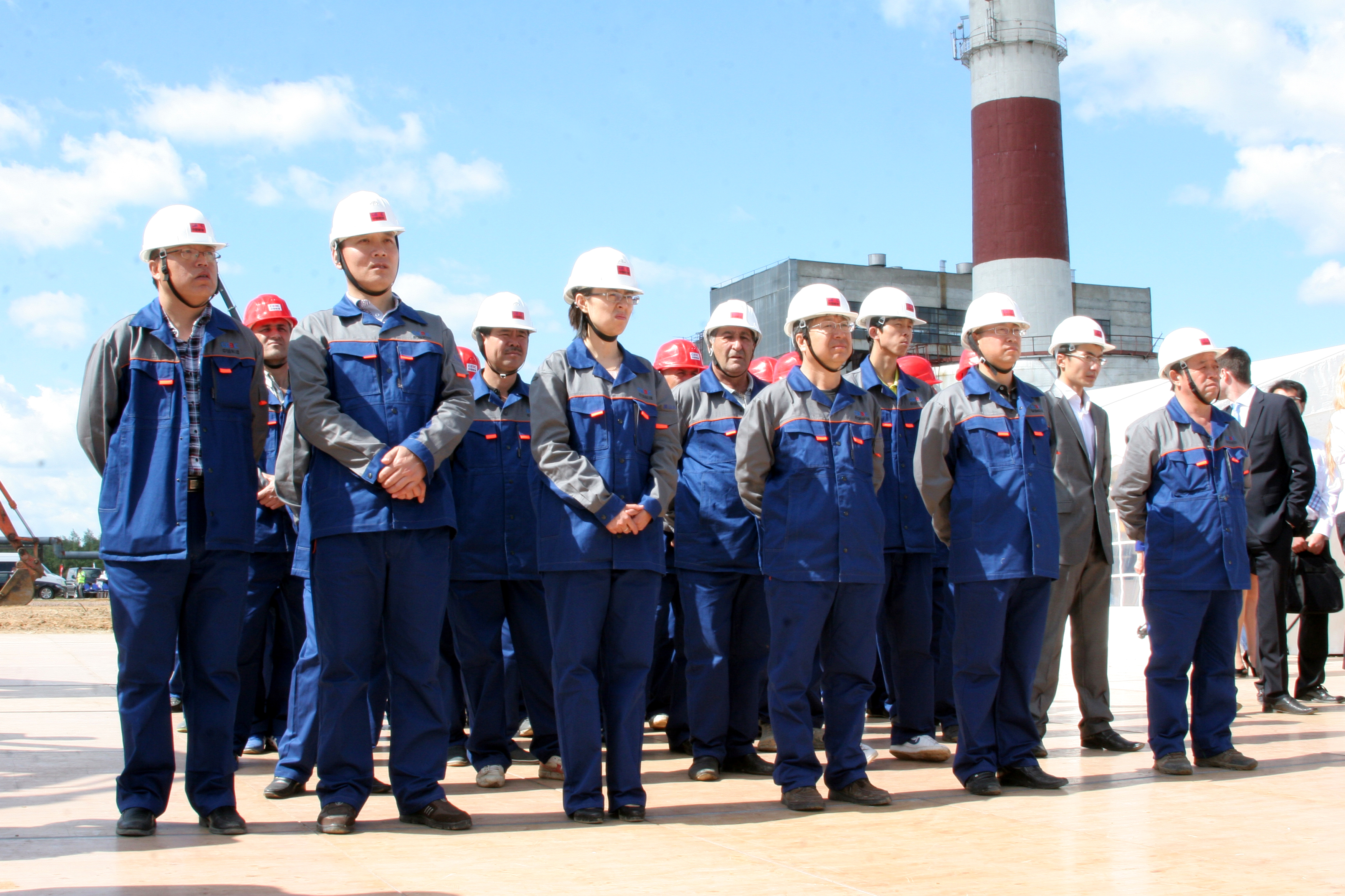 Церемония начала строительства Хуадянь-Тенинской ПГУ-ТЭЦ 450 МВт