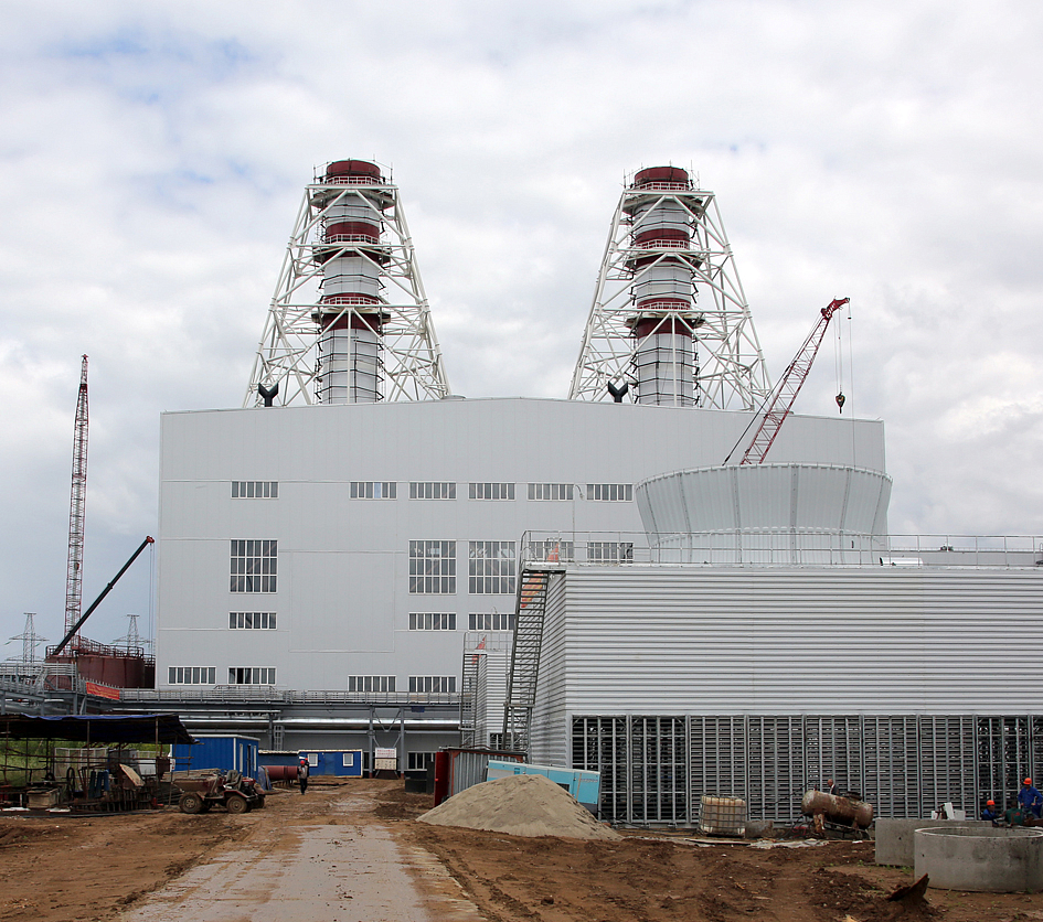 Главный корпус ПГУ-ТЭЦ 450 МВт